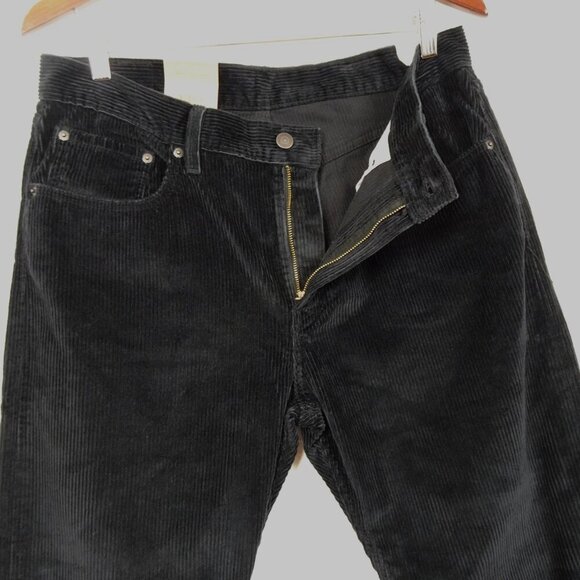 Levi's Corduroy Mom Jeans Women's Size 32x30 Black Cords High Rise - Picture 4 of 12